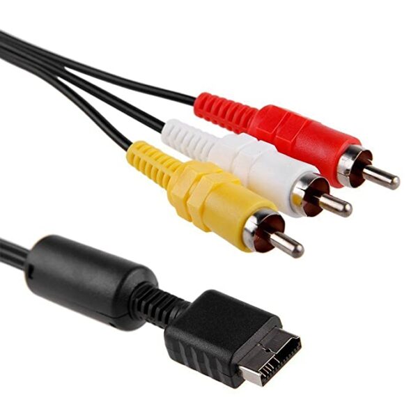 PS2 Audio Video Cable | Sony PS3 A/V Wire Accessories | StoreEla